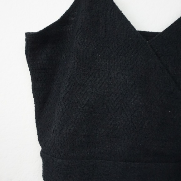 Madewell black Finale wrap front Tank Top - Picture 6 of 7